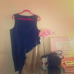 Fun sparkly plus size dress!